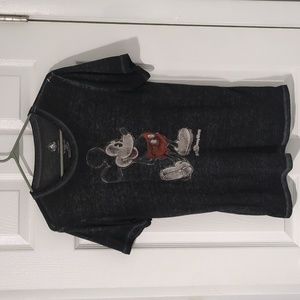 Acid Wash Mickey Mouse Tee